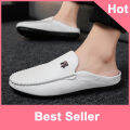 Korean Half Shoes for men Half Slippers Flat Beach Young Sandals Lazy Shoes Loafers for men New Fashion Casual Shoes Mules for men. 