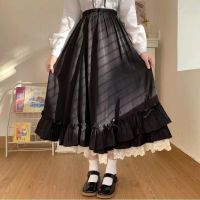 COD ◇✸ CUZ81VG V SHOP Korean Style Women Ladies chiffon elastic waist pleated Long Skirt Midi Dress