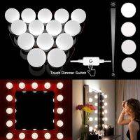 Frigg LED 12V Makeup Mirror Light Bulb Hollywood Vanity Lights Stepless Dimmable Wall Lamp 6 10 14Bulbs Kit for Dressing Table