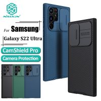 Nillkin CamShield Pro เคสโทรศัพท์มือถือ TPU PC กันกระแทก ปิดด้านหลังกล้อง หรูหรา สําหรับ Samsung Galaxy S22 Ultra