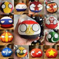 67 Styles 10cm Country Ball Plush Toys Polandball Pendant Country Flag Balls Gifts for Kids Argentina Countryball Stuffed Doll