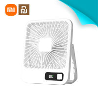 【พร้อมส่ง】Xiaomi Youpin JISULIFE Mini Desk Fan พัดลมแบบพกพา ฟัดลมตั้งโต๊ะ พัดลม Q3 Portable Table Fan USB Rechargeable Quiet Desktop Fan