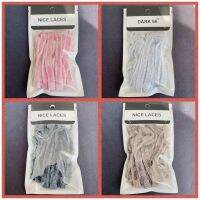 【HOT】卍❈◊ 8 mm Graded Shoelaces Leather Canvas Sneakers Accessories Feather Hairy Shoes laces Men Dropship