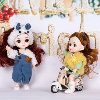 (Popular toys) 16เซนติเมตร Kawai เจ้าหญิง BJD 1/12ตุ๊กตากับเสื้อผ้าและรองเท้าที่สามารถเคลื่อนย้าย13ข้อต่อน่ารักหวานใบหน้าสาวของขวัญของเล่นเด็ก