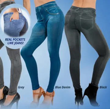 Themal Fleece Denim Jeggings - Best Price in Singapore - Feb 2024