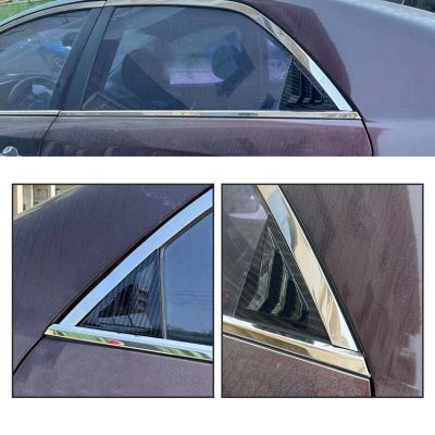 1Pair Car Rear Window Louver Cover Trim Sticker for Kiia K3 Forte 2009-2018 Side Shutter Vent Scoop ABS Carbon Fiber
