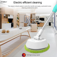 Smart Electric Retractable Mop Sweeping Wireless Glass Cleaning Robot Telescopic Cleaner to Rub