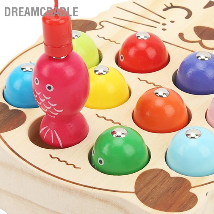 dreamcradle-เกมจับปลา-ฐานปลา-ละเอียดอ่อน-พื้นผิวเรียบ-สดใส-ของเล่นตกปลา-สําหรับเด็ก