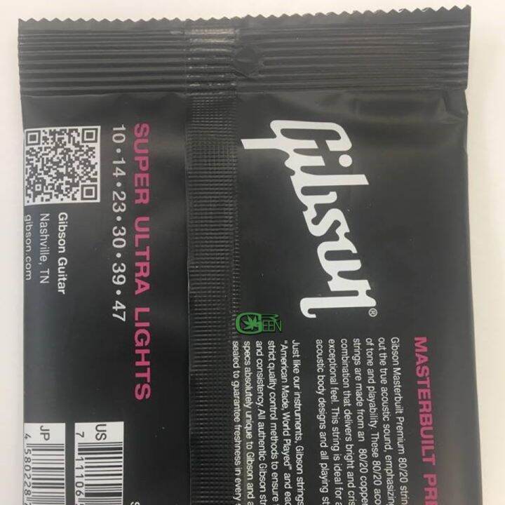 สายกีต้าร์โปร่ง-gibson-ระดับพรีเมี่ยม-super-ultra-lights-0-10-0-11-0-12-masterbuilt-premium-acoustic-strings-รุ่นพรีเมี่ยมสินค้าหายากจำนวนจำกัด