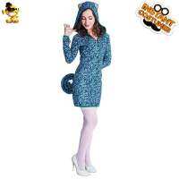 Into a National Peoples Congress female money funny chameleon conjoined pajama party dress funny animal cosplay clothing accessories