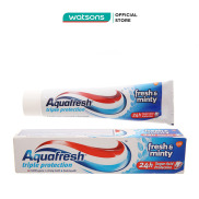 Kem Đánh Răng Bạc Hà Bảo Vệ Răng Khỏi Axit Suốt 24 Giờ Aquafresh Triple