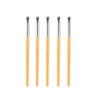 【cw】 5PCS Makeup Brushes Eyebrow brush Bamboo Handle Powder Cosmetics Professional Tools ！