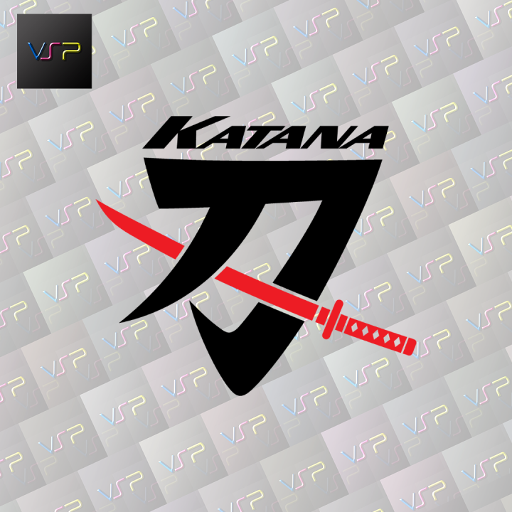 Motorcycle decal sticker SUZUKI KATANA Logo | Lazada PH