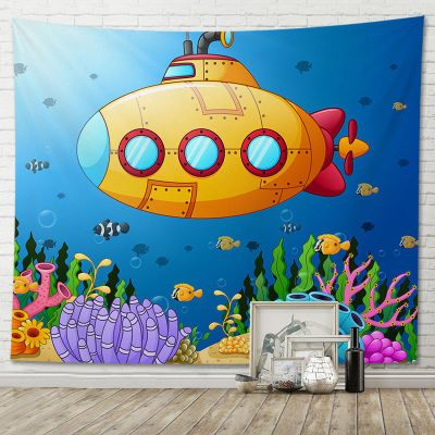 Tapestry Sea Bottom World Room wall decoration background cloth