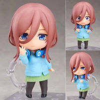 10ซม. อะนิเมะ Quintessential Quintuplets Nakano Miku Figurine 1306 # Q รุ่น Action Figure ของเล่นสะสม