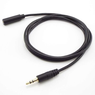 ；【‘； 3.5Mm 3 4 Pole Audio Male To Female Male AUX Jack Extension Stereo Cable Cord Headphone Car Earphone Speaker Audio Cables Cord