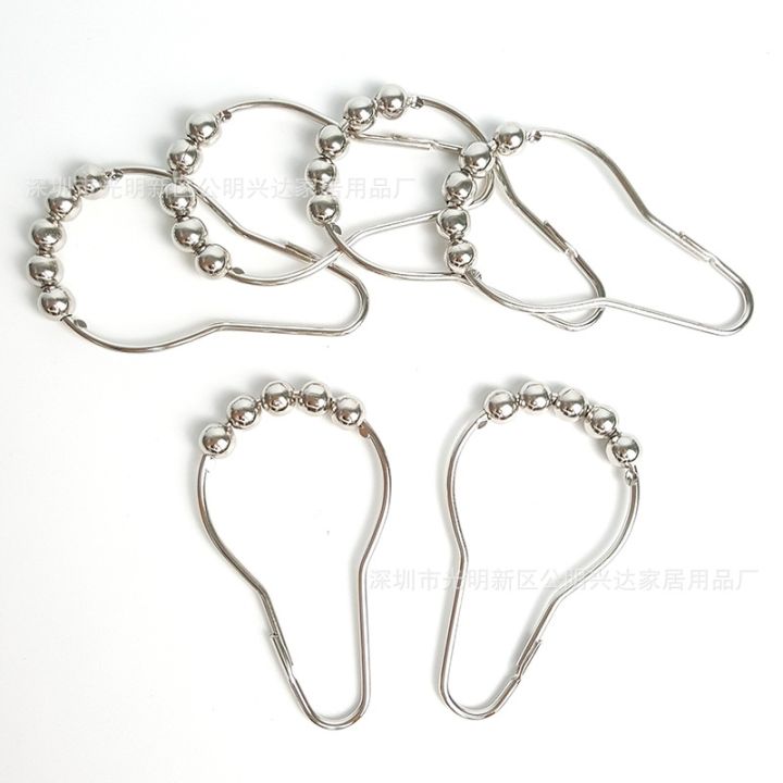 cross-border-five-bead-chain-buckle-blocks-for-iron-type-shower-curtain-hooks-the-curtain-hook-12-pcs-a-set