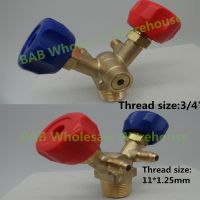 Special cylinder valve for recycling and filling/high and low pressure claw valve/explosion-proof refrigerant bottle mouth valve