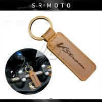 Motorcycle Cowhide Keychain Key Ring Case for Suzuki V-Strom 250 650 1000 1000XT