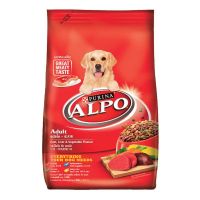 HOG อาหารสุนัข ALPO DOG FOOD BEEF LIVER VEG3KG*1 Free Whiskas TEMPTATIONS TUNA 85 g x1 unit อาหารหมา  สำหรับสุนัข