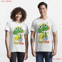 【ใหม่】เคโรโระ ขบวนการอ๊บอ๊บป่วนโลก เสื้อยืดพิมพ์ลายการ์ตูน Sgt. Keroro Essential T-Shirt เสื้อยืดผู้ เสื้อยืดผู้หญิง แฟช