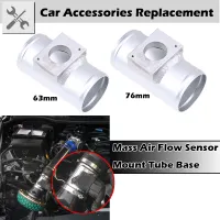 Mass Air Flow Sensor ฐาน Air-Intake Meter ดัดแปลง Mount MAF Adapter Fit สำหรับ Mitsubishi รถอุปกรณ์เสริมอลูมิเนียม Tube