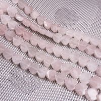 40pcs Natural Rose Quartzs Beads Heart Shape Agates Loose Stone Beaded for Women DIY Jewelry Necklace Bracelets Gift Size 10mm Cables