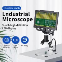 【New Microscope】G1600 Digital Microscope 9inch 16MP 1-1600X Electronic Video Microscopes Digital Microscopio Trinocular Continuous