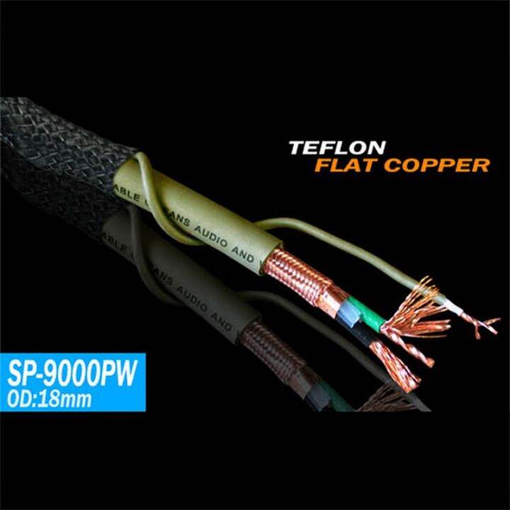1m Yarbo SP9000PW Square copper multistrand shielded hifi audio Power
