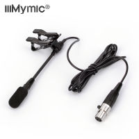 ปรับมุมได้!! Lavalier Lapel Condenser ไมโครโฟนโลหะคลิปคู่3ขา Mic สำหรับ เครื่องส่งสัญญาณไร้สาย3Pin XLR TA3F