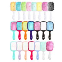 1pcs Hollow Comb Massage Grid Detangling Hair Brush Comb Wide Teeth Air Cushion Comb Home Salon Hair Styling Tools