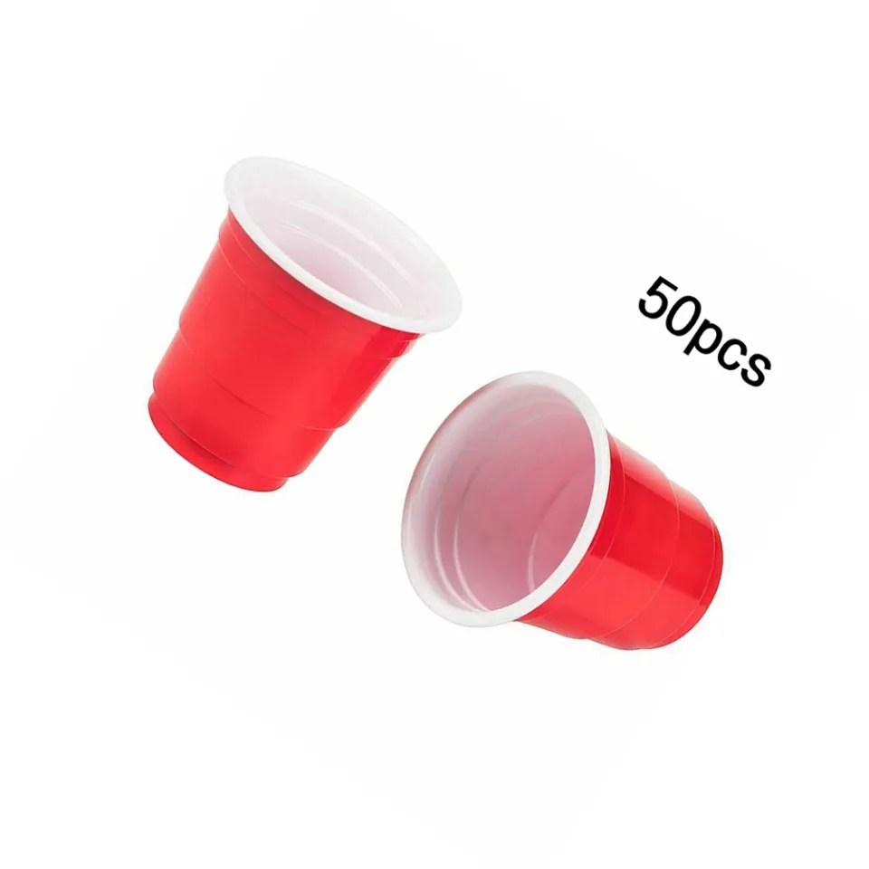 PARTY BARGAINS 2oz Plastic Shot Glasses - (360 Pack) Mini Red Disposable  Plastic Shot Cups, Jello Shots, Perfect Size for Serving Condiments,  Snacks, Samples and Tastings - Yahoo Shopping