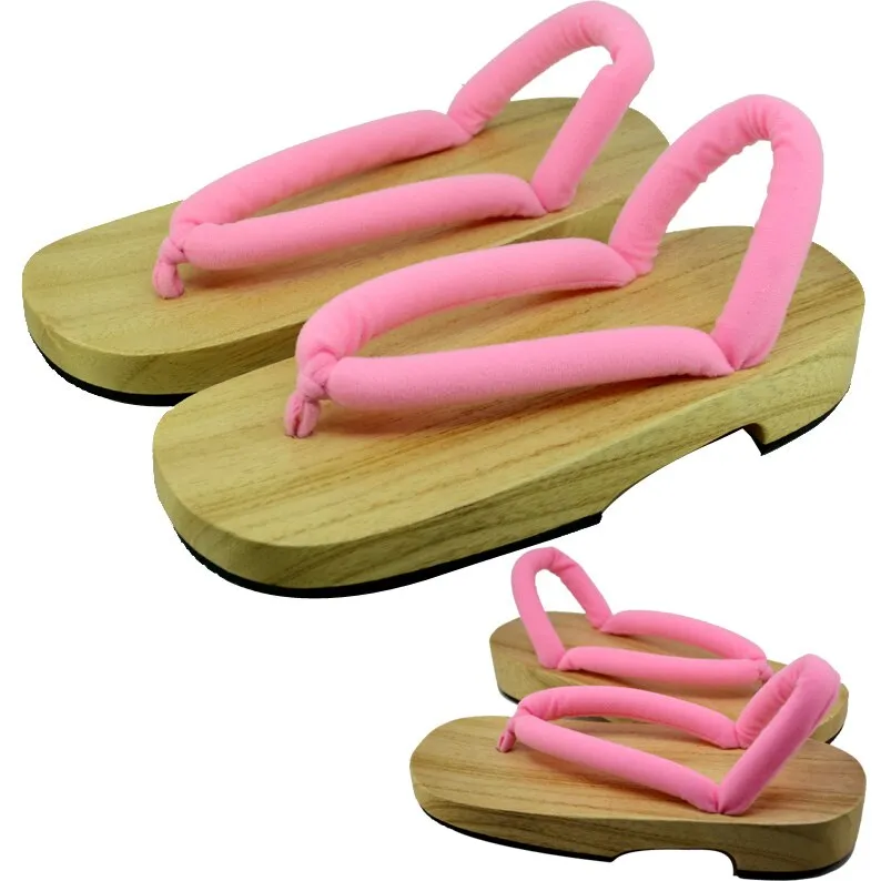 Japanese Anime Demon Slayer Kimetsu No Yaiba Cosplay Accessory Kamado Nezuko Cosplay Clogs Kimono Flip-Flops Geta Slippers Shoes Japanese Anime Demon Slayer Kimetsu No Yaiba Cosplay Accessory Kamado Nezuko Cosplay Clogs Kimono Flip-Flops Geta Slippers Shoes