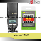 Đèn Flash Yongnuo YN685 Wireless For Nikon + Bộ 04 viên pin & 01 sạc GP