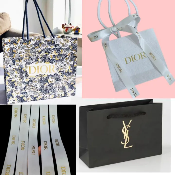 New Authentic Christian Dior Shopping Bag Paper Bag Gift Bag Luxury  Packaging  eBay