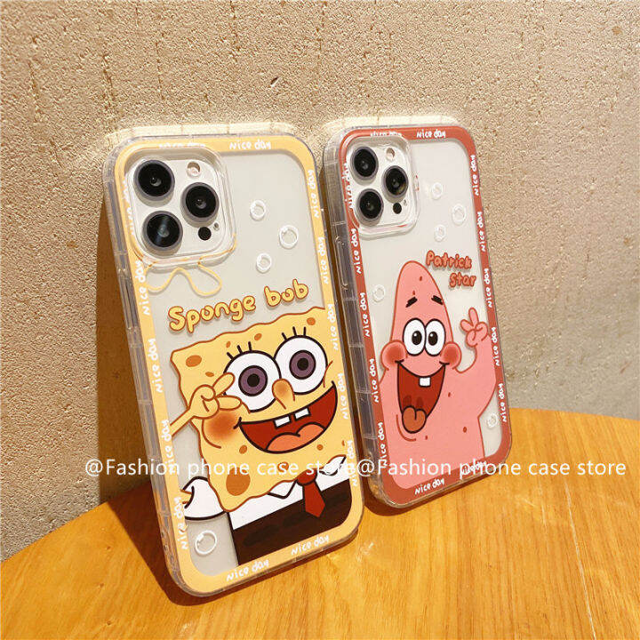 phone-case-เคส-realme11pro-plus-5g-เคสโทรศัพท์รูปการ์ตูน-spongebob-ใสซิลิโคนนิ่ม2023ราคาไม่แพง