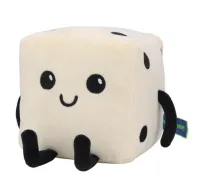 สินค้าใหม่ข้ามพรมแดน Tiny Dice Buddies Plush ตุ๊กตาตุ๊กตาลูกเต๋าเล็กๆรอบเกม