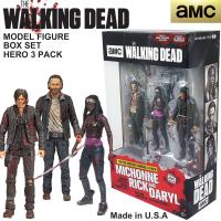 Model โมเดล งานแท้ 100% McFarlane Toys จากเรื่อง THE Walking Dead เดอะวอล์กกิงเดด Deluxe 5 Inch Box Set Hero 3 Pack Michonne มิโชน Rick ริค ไกรมส์ Daryl แดริล ดิกสัน Ver Figma ฟิกม่า Anime ขยับแขน-ขาได้ อนิเมะ การ์ตูน มังงะ manga Figure ฟิกเกอร์