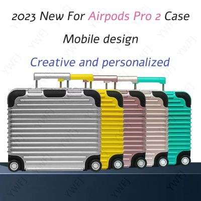 2023 New Luxury Originality Trunk Design Cover For Airpods Pro 2 Case Wireless Bluetooth Headset Accessories For Airpods1 2 Case Headphones Accessorie