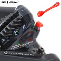 2023 NEW RISK Silica Gel MTB Bike Bleed Nipple Cover Dust Cap Mountain Bicycle Oil Nipple Set For XT Oil Disc Brake Clamp Accessories