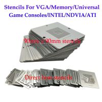 Stensil Kartu Grafis 90MM BGA ความร้อนโดยตรง/90X90MM สำหรับเกม Memori VGA Konsol สากล INTEL Ndati Stensil Chip Video