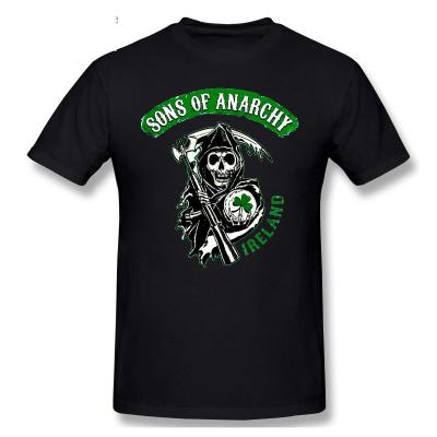 2021 Fashion Graphic T-Shirt Cartoon Anime Sons Of Anarchy Ireland Short Sleeve Casual Men O-Neck T Shirt Top 【Size S-4XL-5XL-6XL】