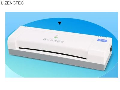 【CW】 LIZENGTEC Roll Laminator Machine New Office Design Hot Fast Warm-Up  for Paper Document Photo