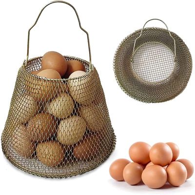 Egg Basket, Collapsible Mini Egg Storage for Fresh Eggs - Can Easily Load Eggs for Carrying and Collecting Eggs