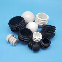 【cw】 5/10/20pcs Dia13-76mm Round Plugs White/Black With Threaded Leg Caps Tube Hole Insert 【hot】 !