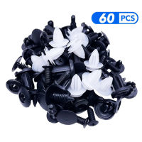 60Pcs Trim แผง Retainer Fastener Kit ผสม Auto คลิปพลาสติกรถ Body Push Pin Rivet กันชนประตูคลิปรถ Accessories