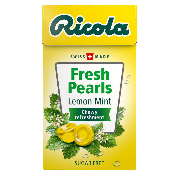 Ricola Fresh Pearls Chewy Candy Swiss Herbal Mint 25g | Lazada