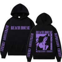 Beach House Depression Cherry Double Sided Print Hoodie Teen Dream Sweatshirt Male Streetwear Men Fashion Loose Hoodies Size XS-4XL