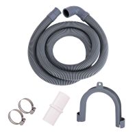 1.5/2M Universal Washing Machine Dishwasher Drain Waste Hose Extension Pipe Kit Kitchen Discharge Hose Fits 22mm Drain Outlets