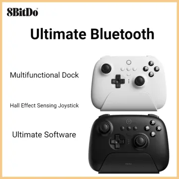 8Bitdo Ultimate Bluetooth Controller with Charging Dock, Wireless Pro  Controller with Hall Effect Sensing Joystick, Compatible with Switch,  Windows and Steam Deck (Black) 